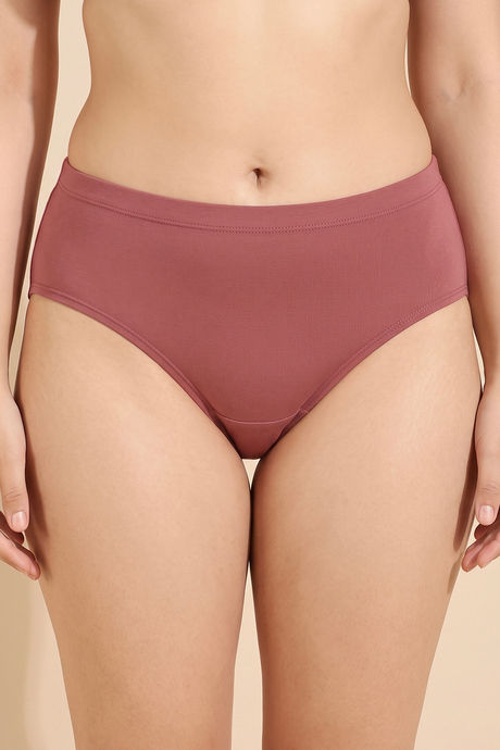 Zivame Full Coverage Medium Rise Hipster Panty (Pack of 3) - Multicolor — image 10